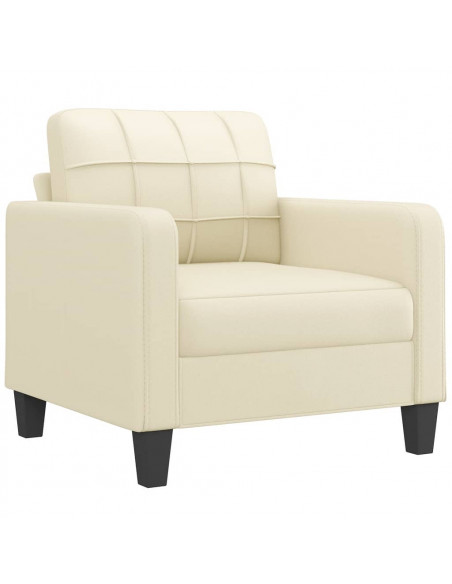 Poltrona Crema 60 cm in Similpelle