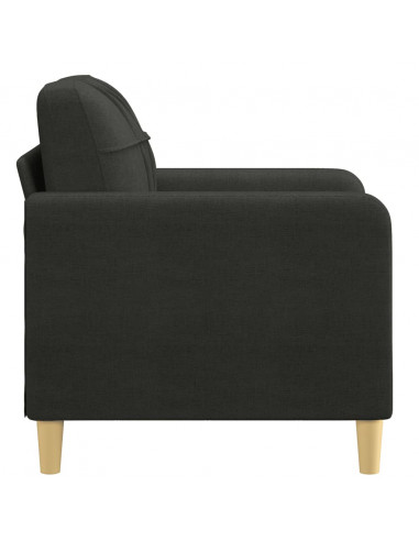 Poltrona Nera 60 cm in Tessuto