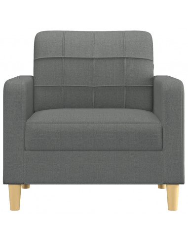 Poltrona Grigio Scuro 60 cm in Tessuto