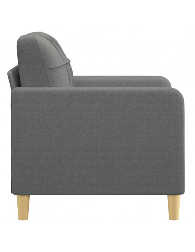 Poltrona Grigio Scuro 60 cm in Tessuto