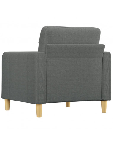 Poltrona Grigio Scuro 60 cm in Tessuto