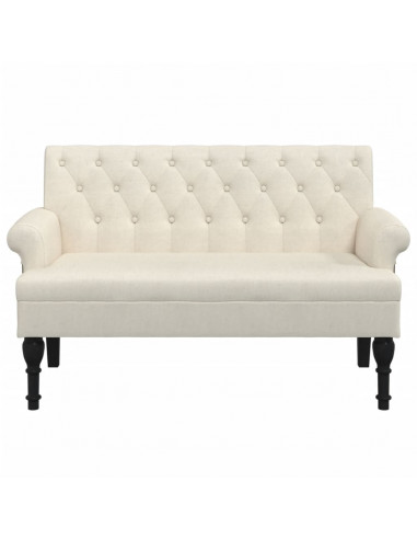 Panca con Schienale 120x62x75,5 cm in Lino