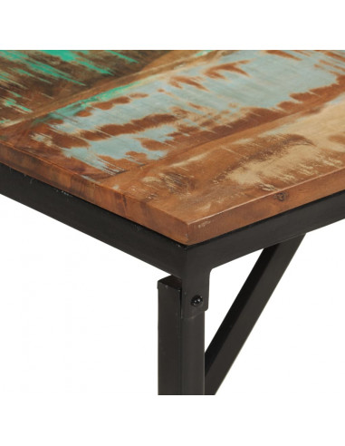 Panca 160x35x46 cm in Legno Massello di Recupero