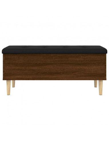 Panca Portaoggetti Rovere Marrone 102x42x46cm Legno Multistrato