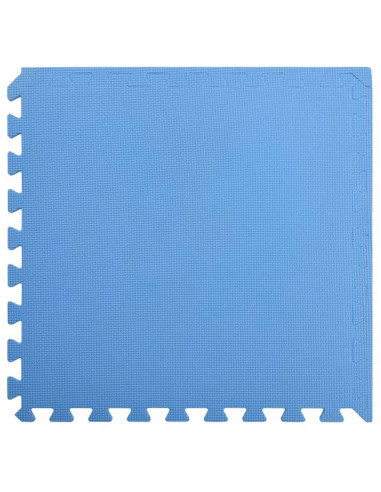 Tappetino a Incastro 12 pz 4,32 m² in Schiuma EVA Blu