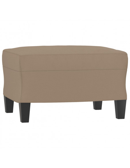 Set di Divani 3 pz con Cuscini cappuccino in Similpelle