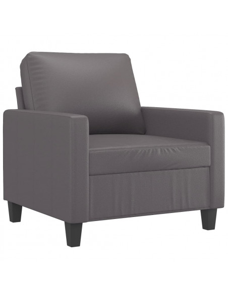Poltrona Grigia 60 cm in Similpelle