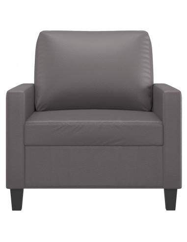 Poltrona Grigia 60 cm in Similpelle