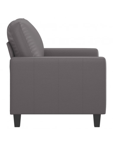 Poltrona Grigia 60 cm in Similpelle