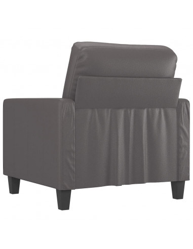 Poltrona Grigia 60 cm in Similpelle