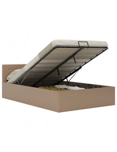 Giroletto Idraulico Contenitore Cappuccino Similpelle 140x200cm
