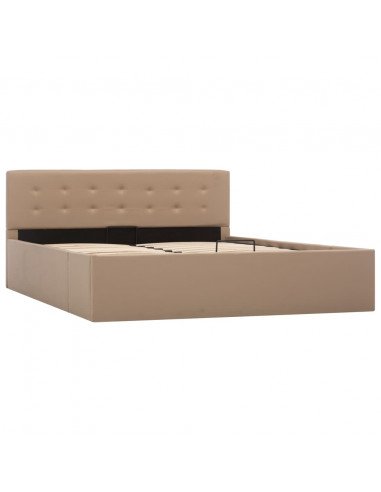 Giroletto Idraulico Contenitore Cappuccino Similpelle 140x200cm