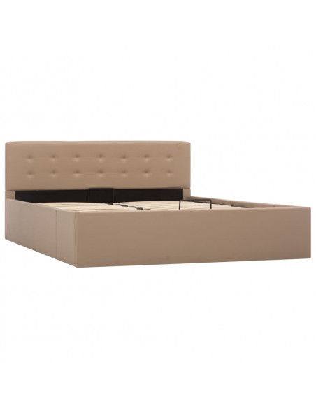Giroletto Idraulico Contenitore Cappuccino Similpelle 140x200cm