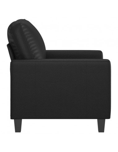 Poltrona Nera 60 cm in Similpelle