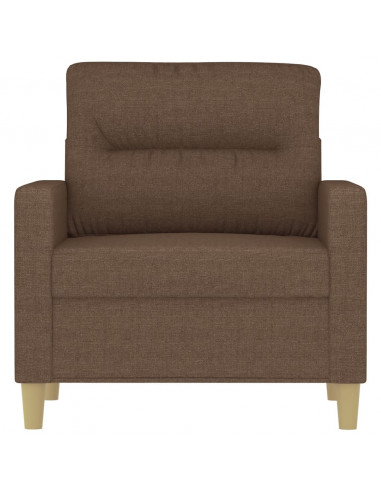 Poltrona Marrone 60 cm in Tessuto