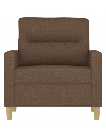 Poltrona Marrone 60 cm in Tessuto
