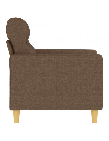 Poltrona Marrone 60 cm in Tessuto