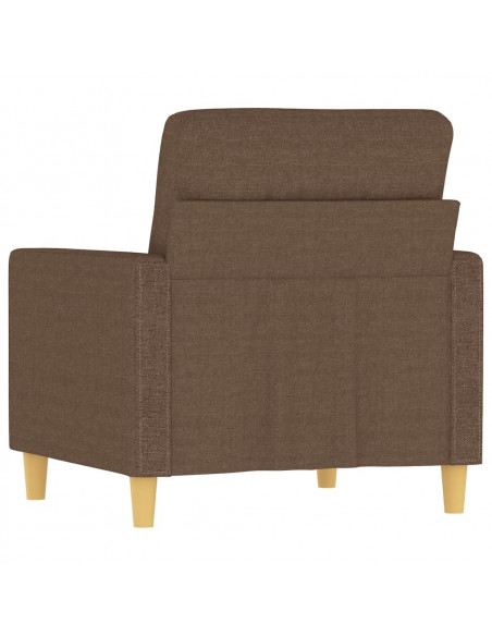 Poltrona Marrone 60 cm in Tessuto