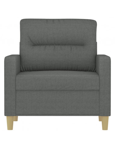 Poltrona Grigio Scuro 60 cm in Tessuto