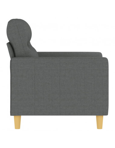 Poltrona Grigio Scuro 60 cm in Tessuto