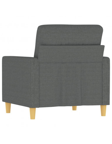 Poltrona Grigio Scuro 60 cm in Tessuto