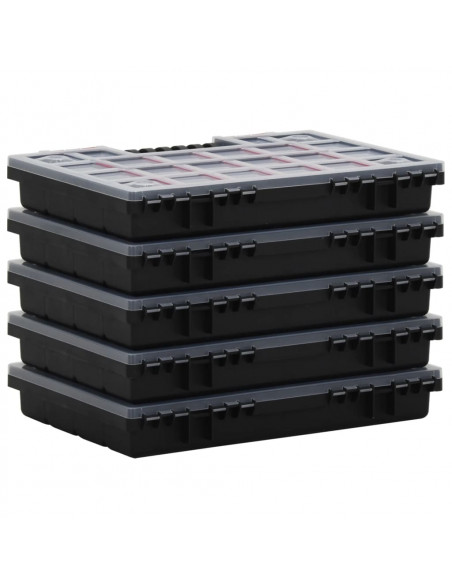 Scatole di Assortimento 5 pz 34,5x25x5 cm in Polipropilene