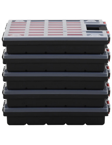 Scatole di Assortimento 5 pz 40x30x5 cm in Polipropilene