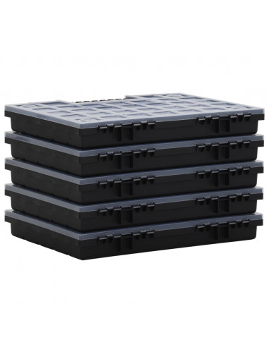 Scatole di Assortimento 5 pz 40x30x5 cm in Polipropilene