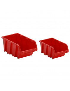 Set da Officina 30 pz Rosso e Nero 77x39 cm in Polipropilene 2