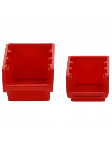 Set da Officina 30 pz Rosso e Nero 77x39 cm in Polipropilene