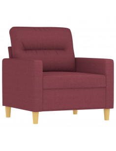 Poltrona Rosso Vino 60 cm in Tessuto 2