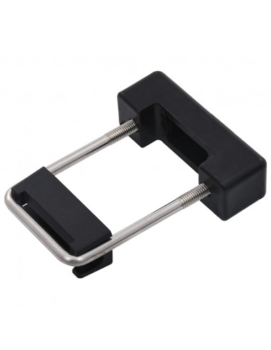 Connettori a U in Plastica per Pali Recinzione 60x40mm 25 Set