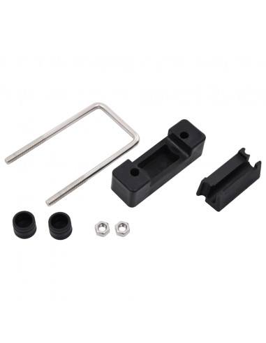 Connettori a U in Plastica per Pali Recinzione 60x40mm 25 Set