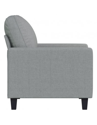 Poltrona Grigio Chiaro 60 cm in Tessuto