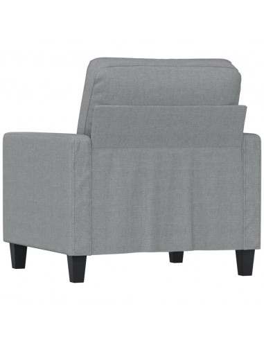 Poltrona Grigio Chiaro 60 cm in Tessuto