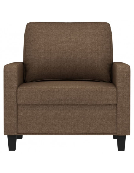 Poltrona Marrone 60 cm in Tessuto