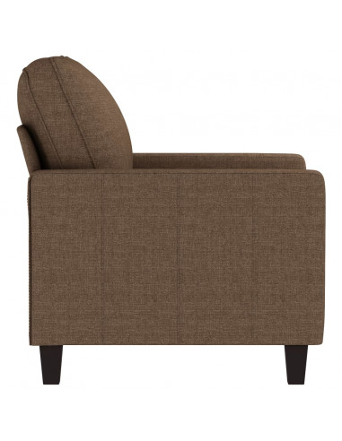 Poltrona Marrone 60 cm in Tessuto