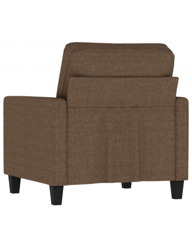 Poltrona Marrone 60 cm in Tessuto
