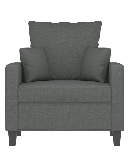 Poltrona Grigio Scuro 60 cm in Tessuto