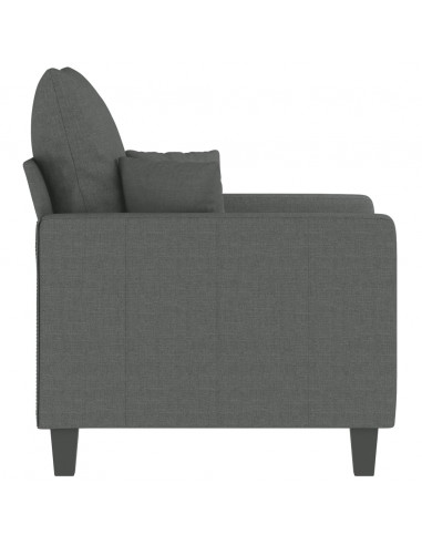 Poltrona Grigio Scuro 60 cm in Tessuto