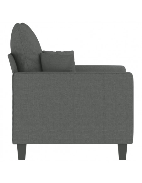 Poltrona Grigio Scuro 60 cm in Tessuto