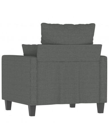 Poltrona Grigio Scuro 60 cm in Tessuto