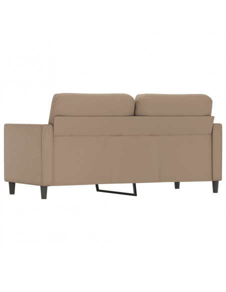 Divano a 2 Posti Cappuccino 140 cm in Similpelle