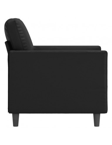 Poltrona Nera 60 cm in Similpelle