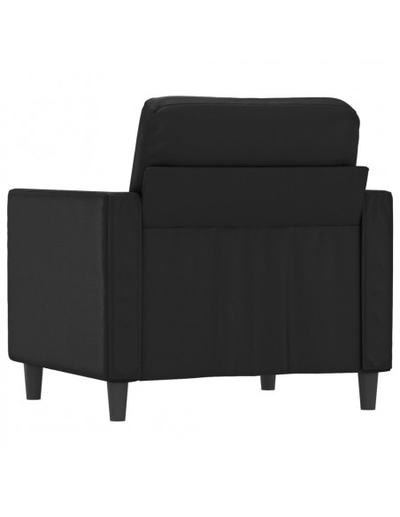 Poltrona Nera 60 cm in Similpelle