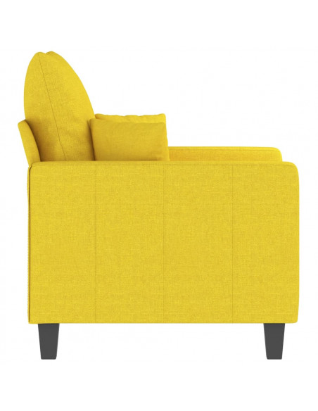 Poltrona Giallo Chiaro 60 cm in Tessuto