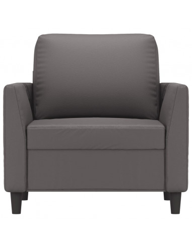 Poltrona Grigia 60 cm in Similpelle