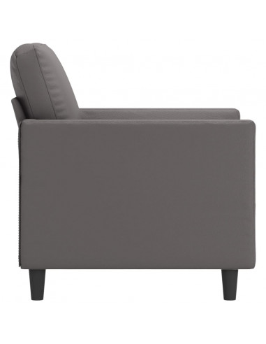 Poltrona Grigia 60 cm in Similpelle