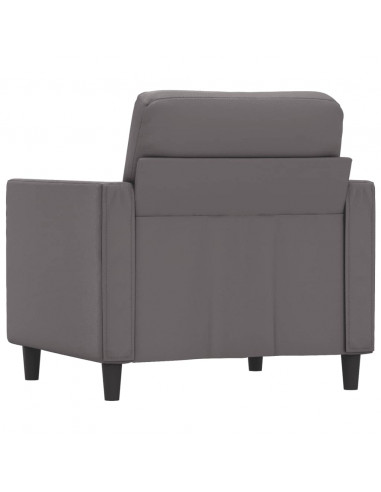 Poltrona Grigia 60 cm in Similpelle