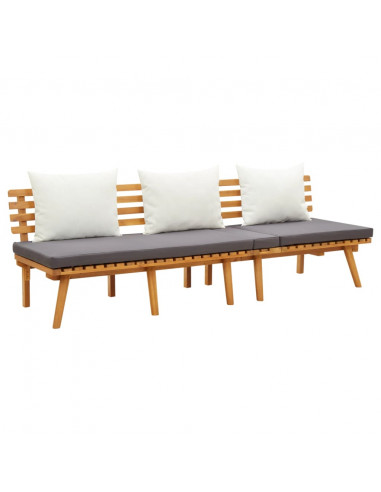 Divano Letto da Giardino 200x65 cm in Legno Massello di Acacia